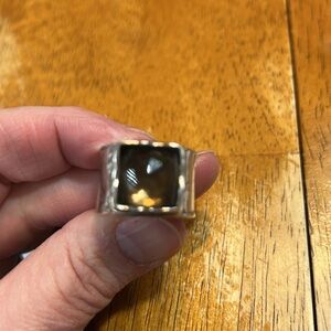 Silpada 925 Sterling Silver Smoky Quartz Ring Size 10
It’s more like a 9.5